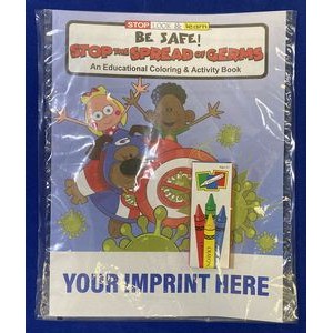 Be Safe: Stop the Spread of Germs Coloring Book Fun Pack
