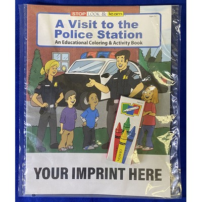 A Visit To The Police Station Coloring Book Fun Pack