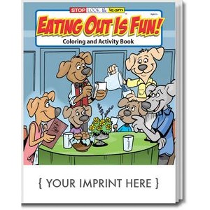 Eating Out Is Fun Coloring Book