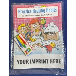 Practice Healthy Habits Coloring Book Fun Pack