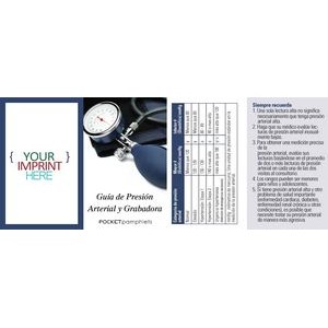 Blood Pressure Guide & Recorder-Spanish Version Pocket Pamphlet
