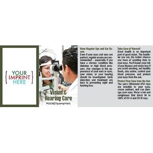 Vision & Hearing Care Pocket Pamphlet