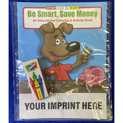 Be Smart, Save Money Coloring Book Fun Pack