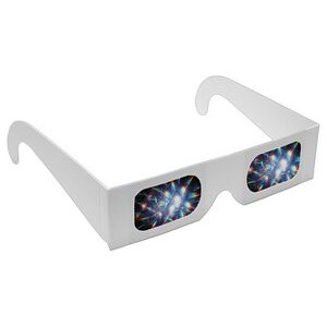 Rainbow Glasses - White Frame - Stock