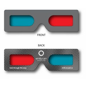 3D Glasses - Mini Hand Held Red/Cyan (Custom)