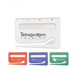 Ruler With Latter Opener And Magnifying