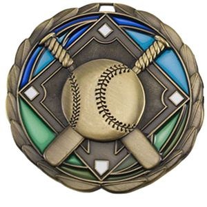 Stock Color Medals - Baseball