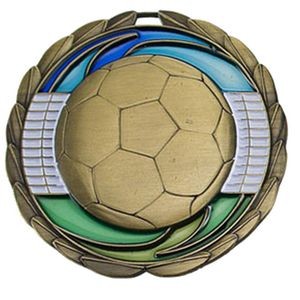 Stock Color Medals - Soccer