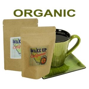 Organic Gourmet Coffee Stand Up Bag (Kraft)