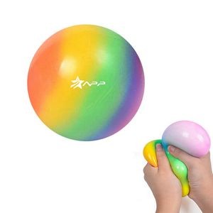 Rainbow Stress Reliever Ball Toy