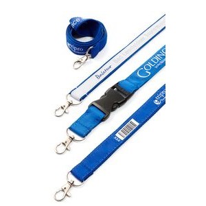 Polyester & Woven Applique (Upper Layer) Lanyards