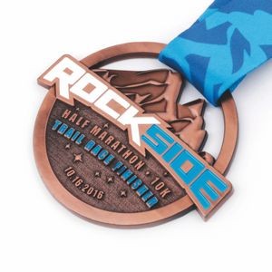 3D Medal w/ Cut Out and Soft Enamel