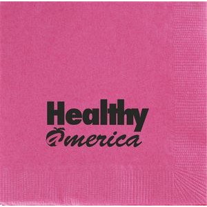 Candy Pink 3 Ply Dinner Napkins