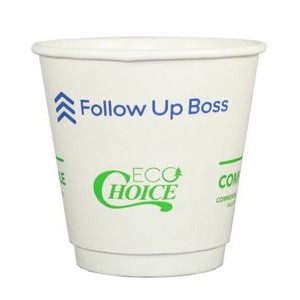8 Oz. White Eco-Choice Double Wall Cup
