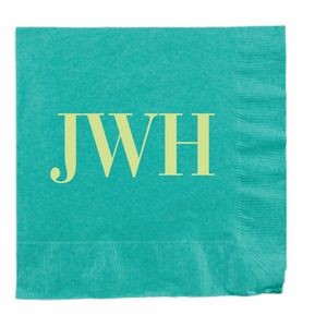 Teal Blue Luncheon Napkins