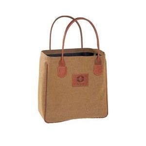 Coors Tote Bag w/Pinched Leather Handles