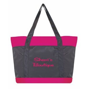 Extra Large Tote Bag w/Zipper and Pockets