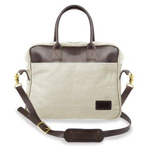 State Street Briefcase (Natural Canvas)