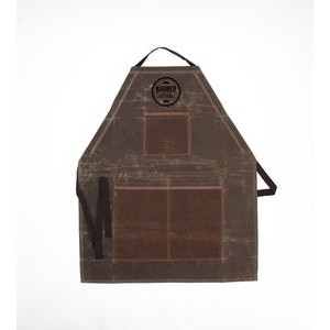 Waxed Canvas Two-toned Utility Apron