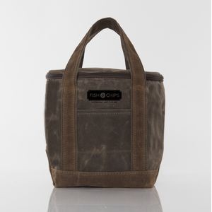 Waxed Canvas Small Lunch Tote