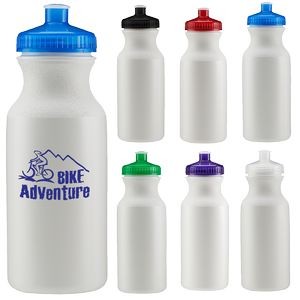 20 Oz. Water Bottle with Push Cap