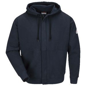 Bulwark® Flame Resistant Zip-Front Hooded Sweatshirt