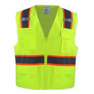 Safety Brite Hi Vis Two-Tone Safety Vest