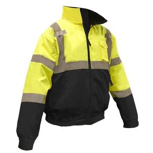 Radians® Class 3 Two-In-One High Visibility Bomber Safety Jacket
