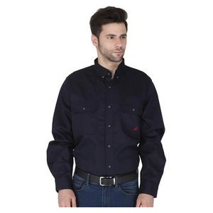 Forge FR MFRLB2PS-024 MEN'S FR SOLID BUTTON SHIRT