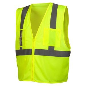 Pyramex® Hi Vis Lime Safety Economy Vest