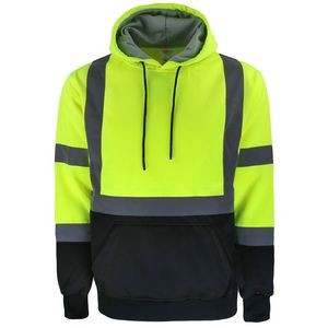 Safety Brite® High Visibility Hooded Pullover Sweatshirt