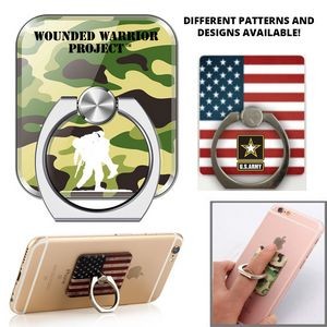 Washington Metal Adhesive Cell Phone Ring Grip holder and Stand - Patriotic