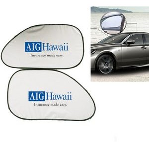 Car Front Seats Window Sun Shades w/ Suction Cups - Set of 2