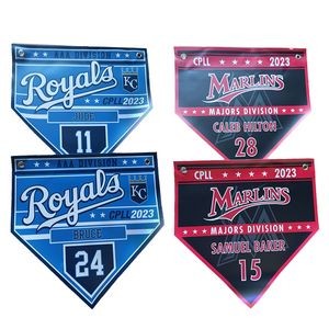 13 Oz. Matte Vinyl Personalized Home Plate Banner