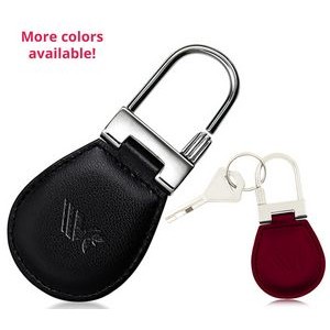 Lock Leather Keychain