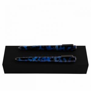 Set Pure Acrylic Blue (rollerball pen & fountain pen)
