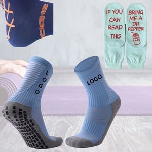 Anti Slip Grip Cotton Crew Socks