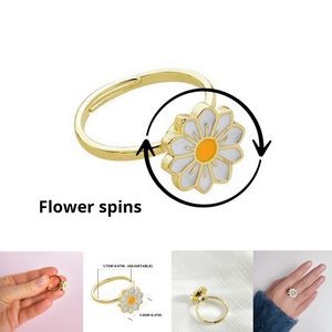 Flower Fidget Finger Ring
