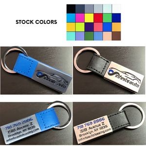 Premium Custom Leather Keychain - Fantastic Colorfill