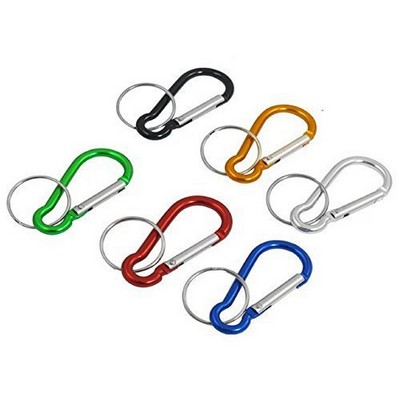 Refined Carabiner Clip Keychain
