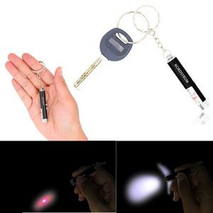 Laser Keychain W/ LED Light