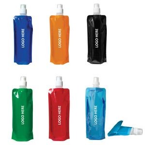 16 Oz. Collapsible Water Bottle