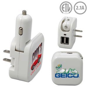 Hampton 2-in-1 Dual Device Port Charger