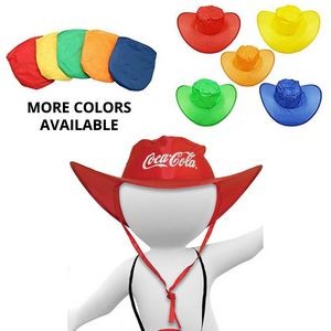Promotional Foldable Cowboy Hat With Pouch