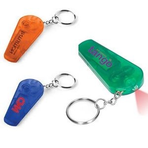 Magic Flashlight Whistle Keychain
