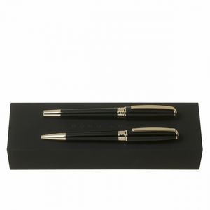 Set Essential Lady Black (ballpoint pen & rollerball pen)