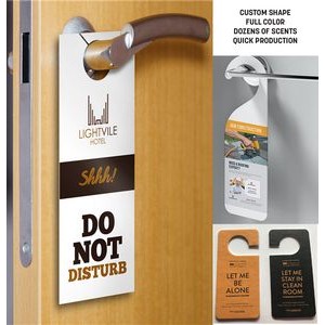 Custom Door Knob Hanger - Scented - Full Color