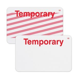 Handwritten Two-Piece Expiring Badge Front Part, 1 Day (Temporary)