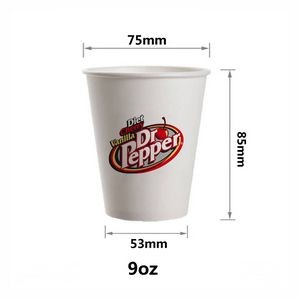 9 Oz. 250ml Hot/Cold Paper Cups