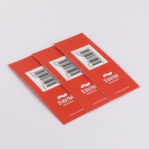 Rectangle Paper Product Tag (3 3/8'' x 1 3/4'')